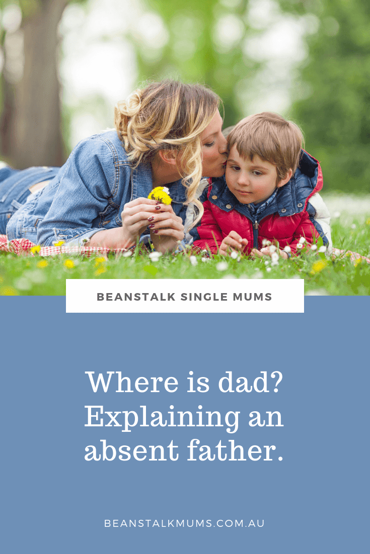 Where is dad? Explaining an absent father | Beanstalk Single Mums Pinterest