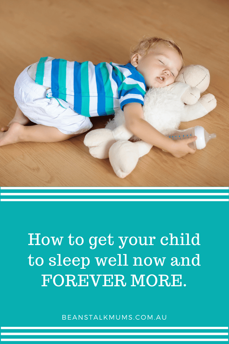 Get your kids to sleep well | Beanstalk Single Mums Pinterest