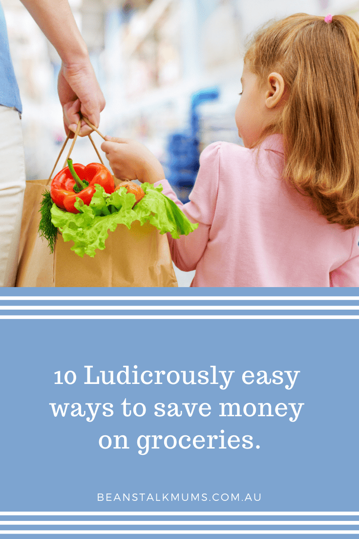 Save money on groceries | Beanstalk Single Mums Pinterest