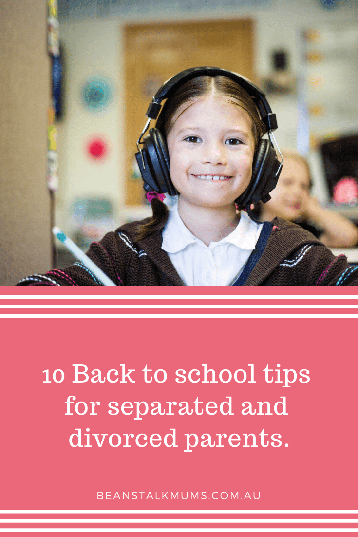 Back to school coparents | Beanstalk Mums | Beanstalk Single Mums Pinterest