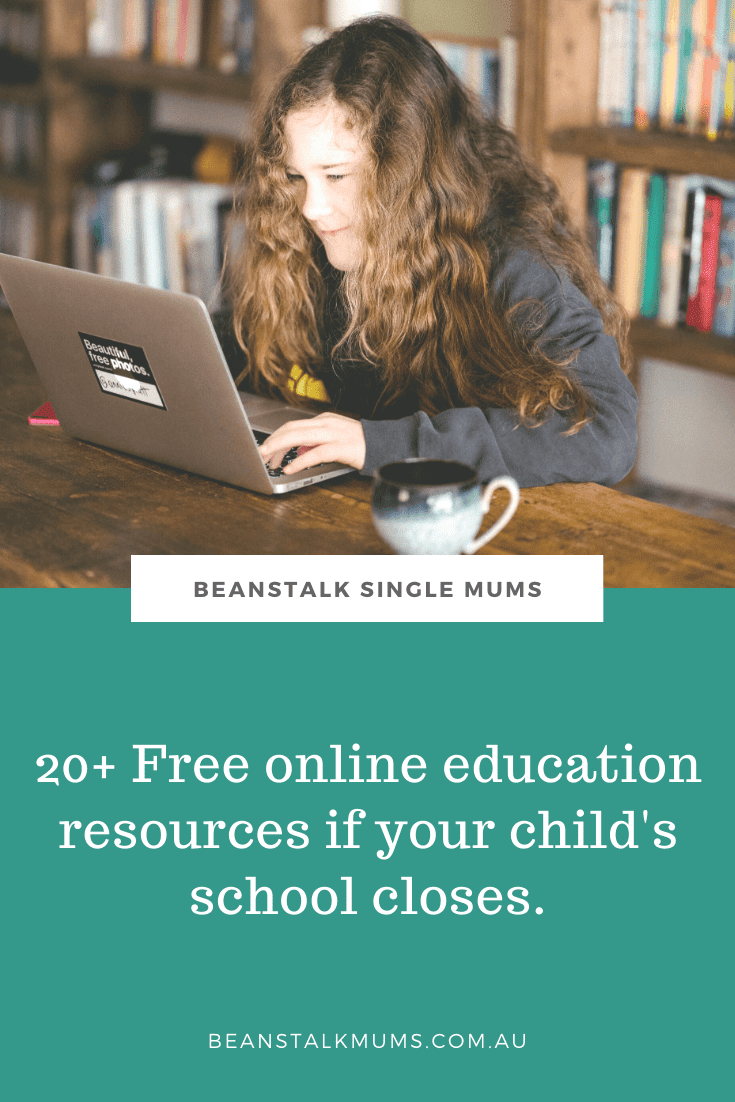 20+ Free online education resources if your child's school closes | Beanstalk Mums