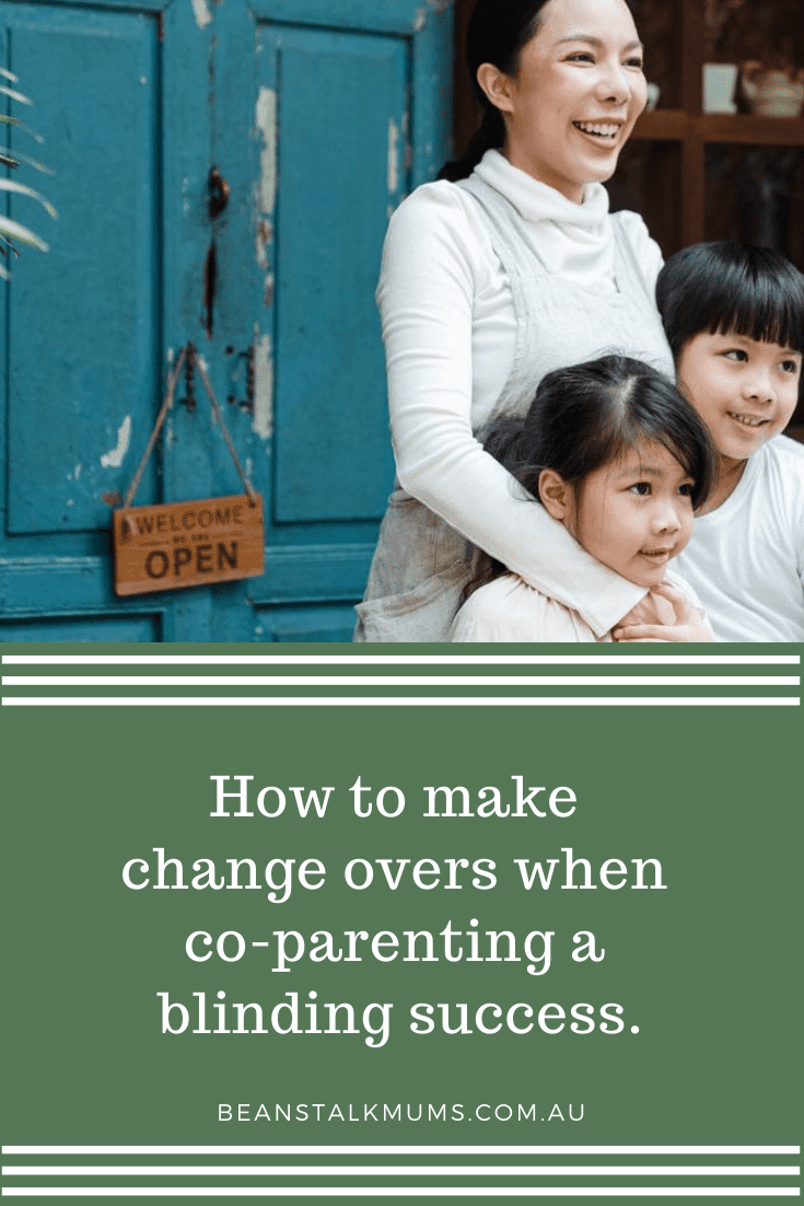 How to make change overs when co-parenting a blinding success | Beanstalk Mums