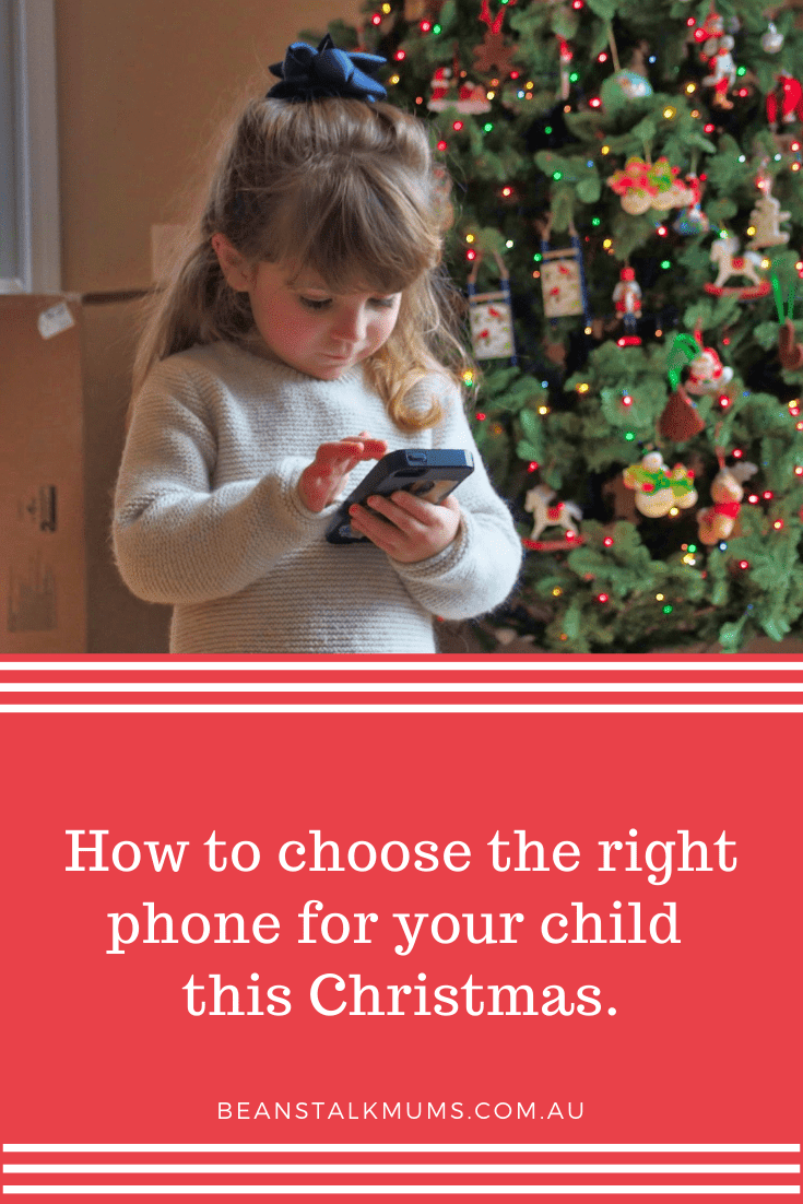 How to choose the right phone for your child this Christmas | Beanstalk Single Mums Pinterest