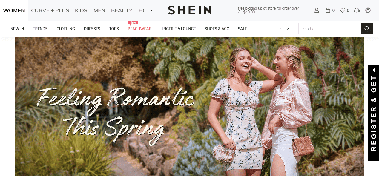 Australian Online Shopping Sites | SHEIN | Beanstalk Mums