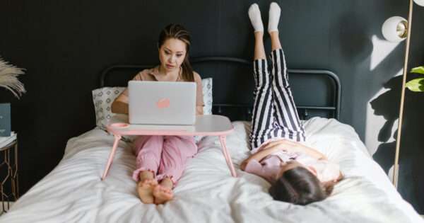 Work from home with kids | Beanstalk Mums