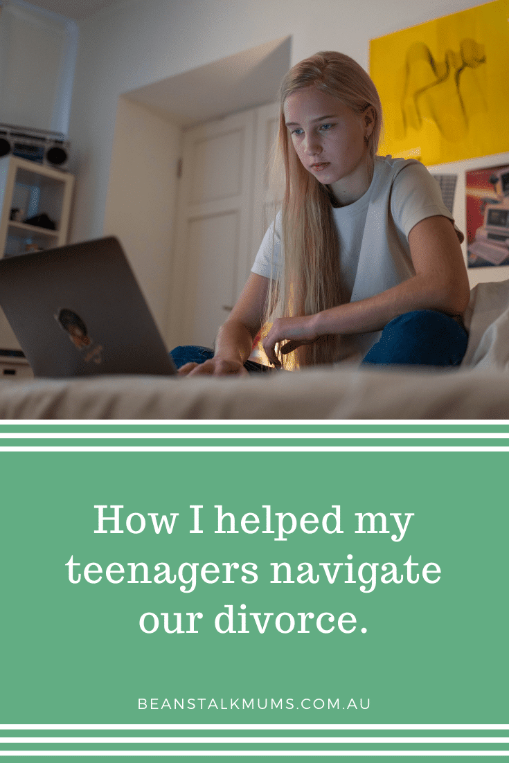 Help teens navigate divorce | Beanstalk Single Mums Pinterest