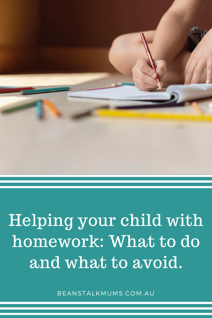 when to stop helping your child with homework