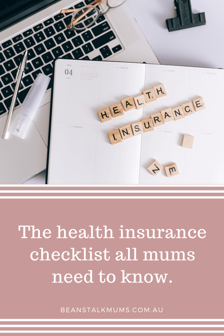 Health insurance checklist | Beanstalk Single Mums Pinterest