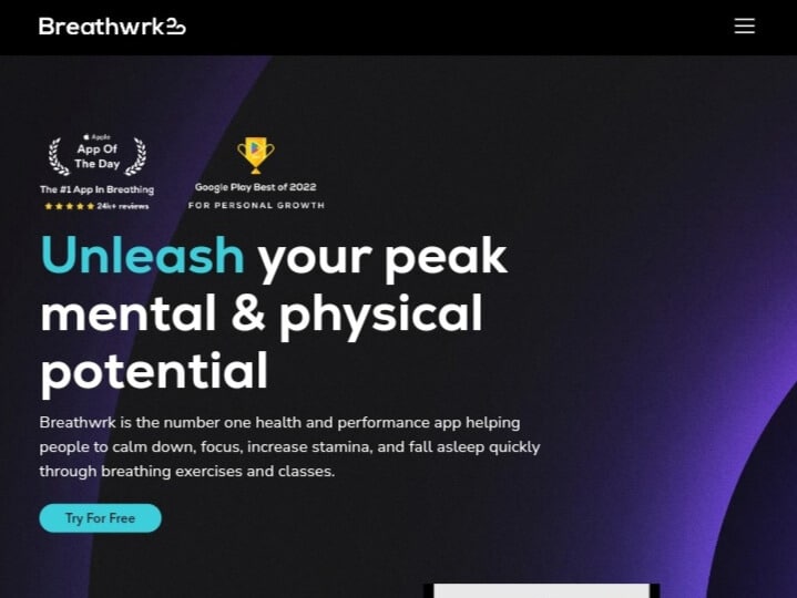 Breathwrk | Apps to learn meditation | Improve your life