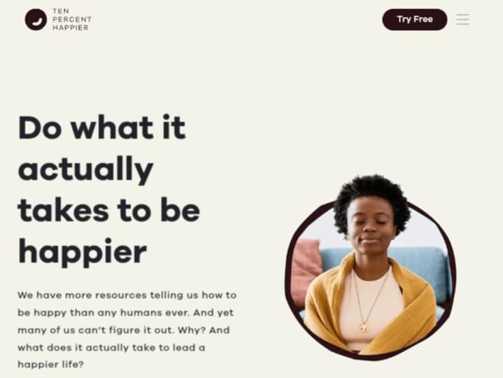 Ten Percent Happier | Improve your life