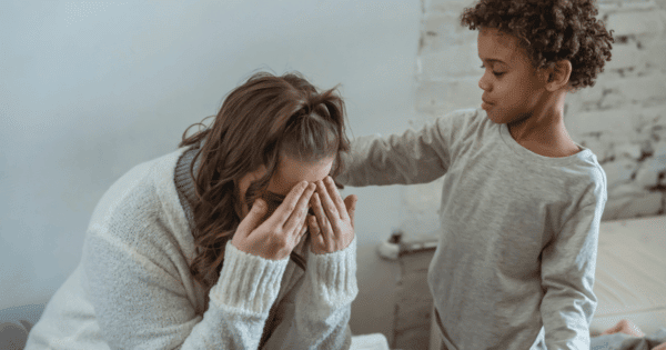 Parent battling anxiety