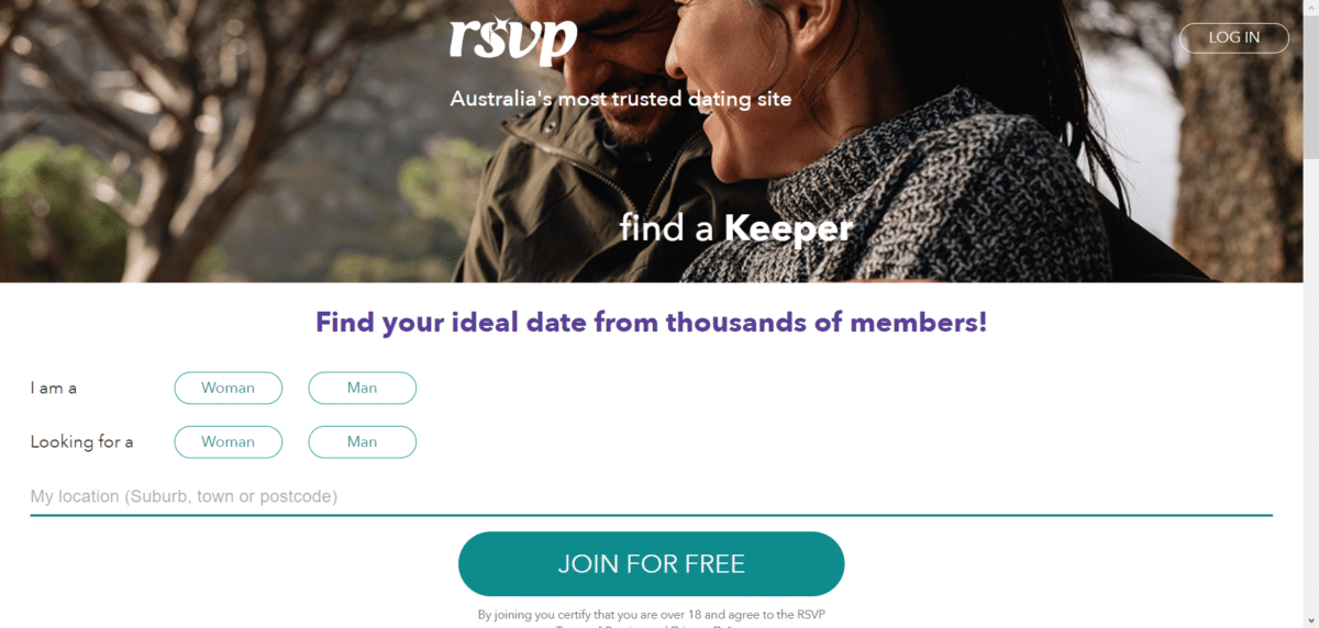 RSVP | dating apps for the over 40s