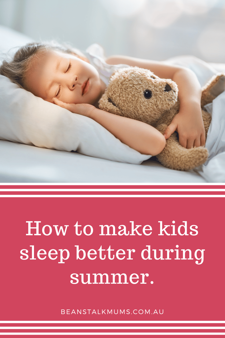 Kids sleep better