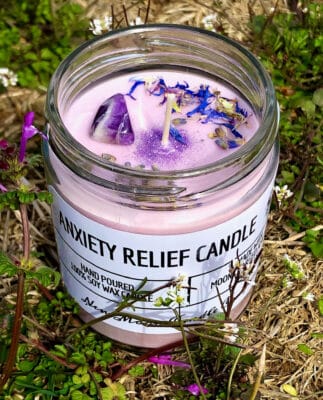 Anxiety relief candle