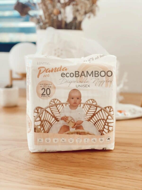 PANDAS BY LUVME Eco friendly disposable nappies