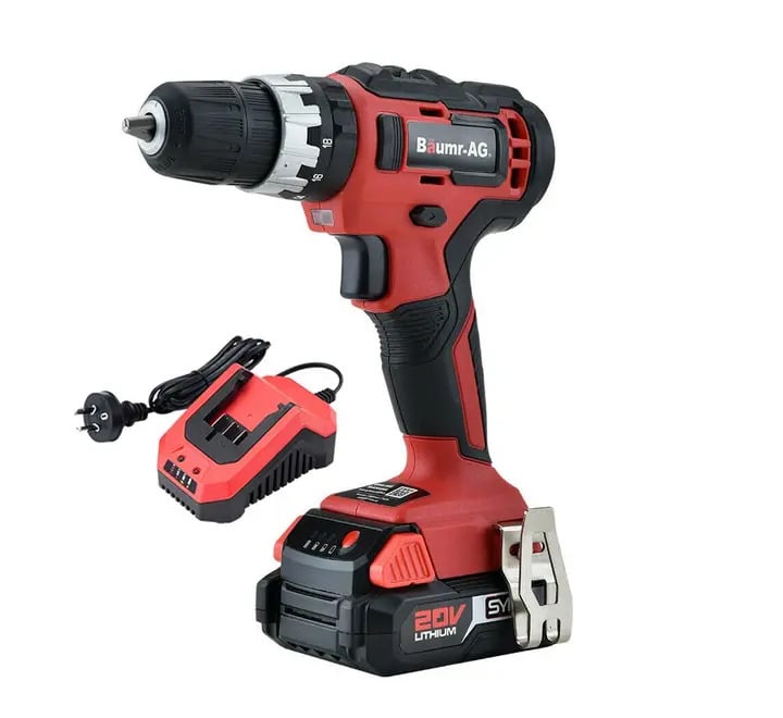 BAUMR-AG 20V SYNC Cordless Lithium Power electric drill