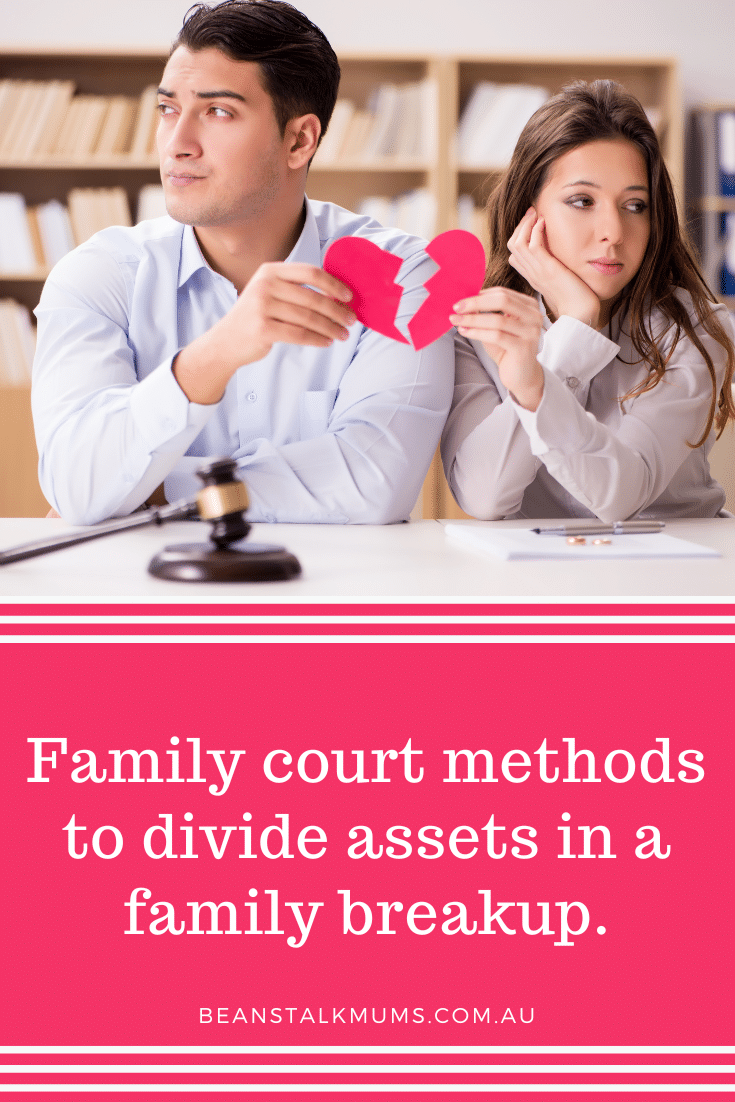 Divide assets in a family breakup