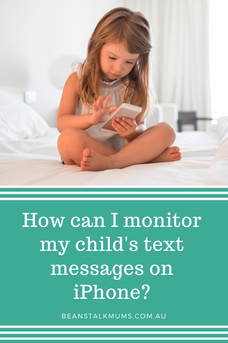Childs text messages pin