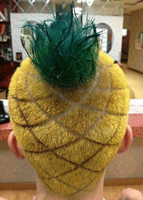 Pineapple | Ideas for crazy hair day