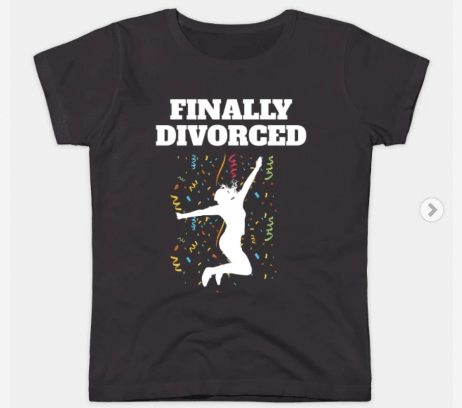 Finally divorced shirt divorce party gift