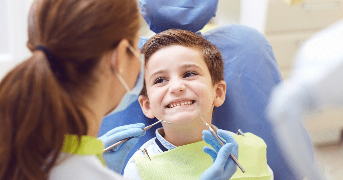 Teeth straightening kids