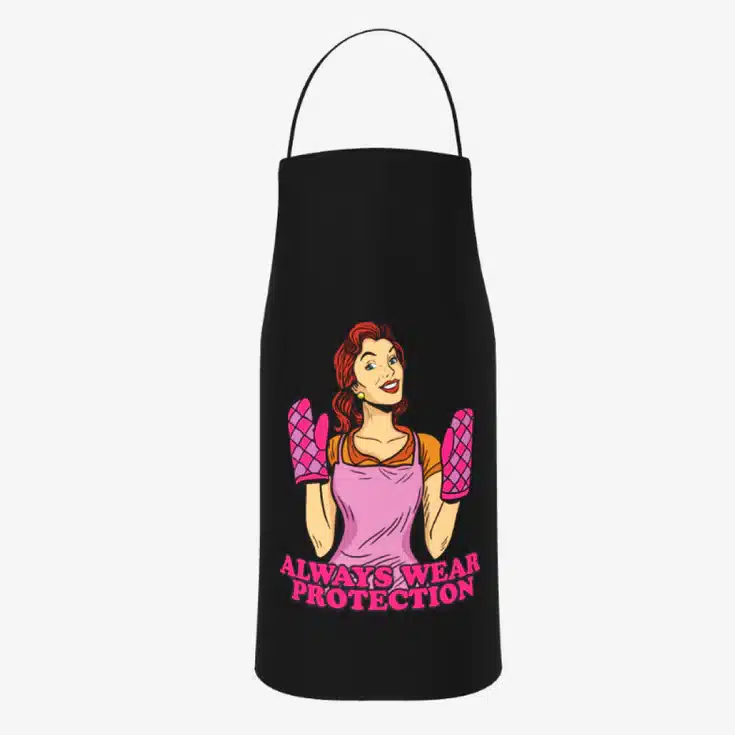 Always wear protection apron divorce party gift