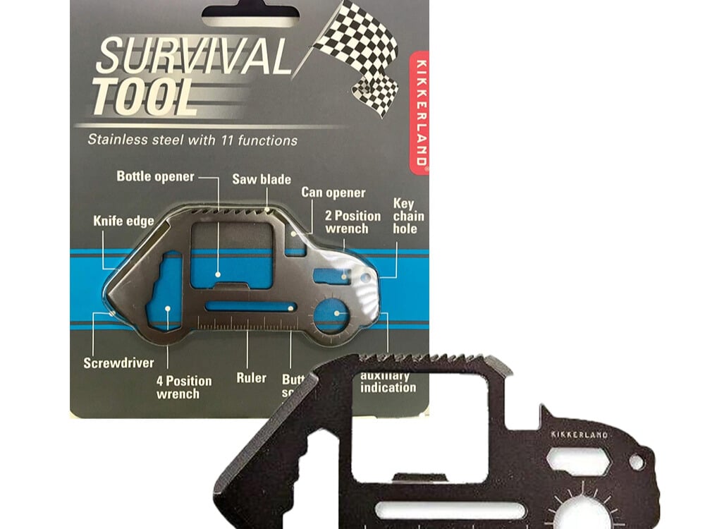 Kikkerland car-shaped survival tool