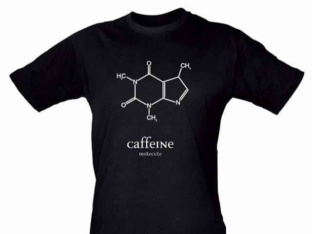 Geeky caffeine tee