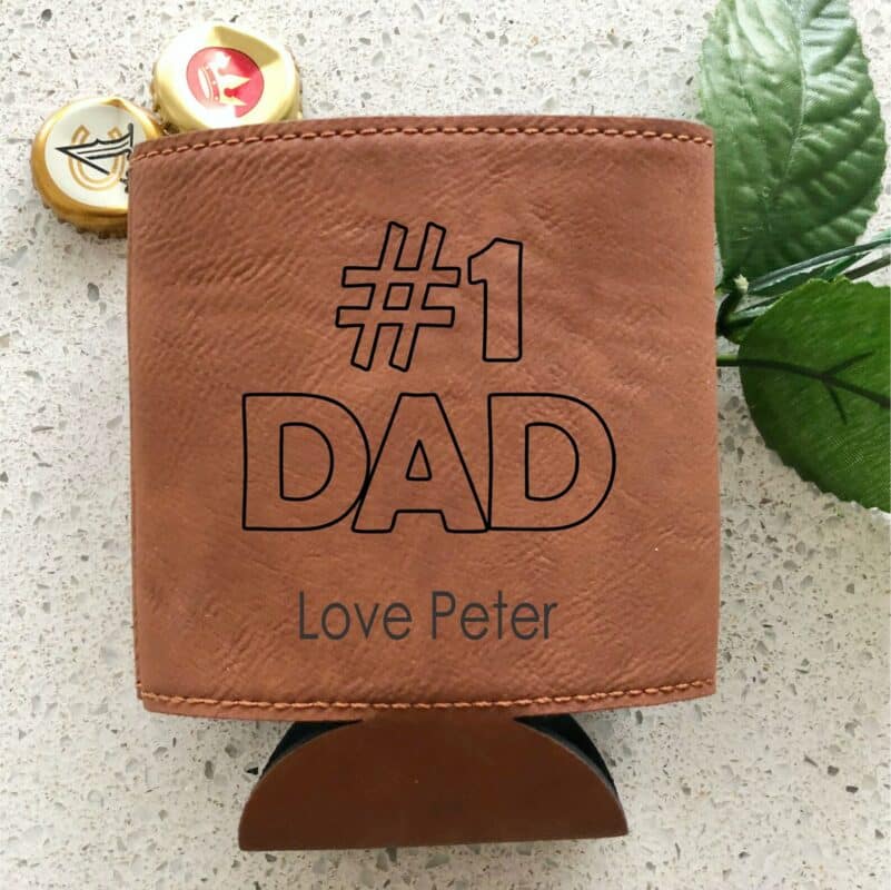 Personalised stubby holder Father's Day gifts