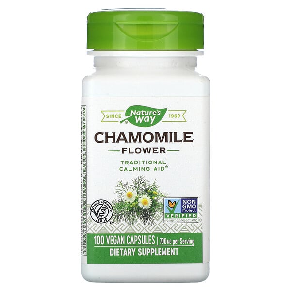 Nature's Way Chamomile Capsules sleep supplements