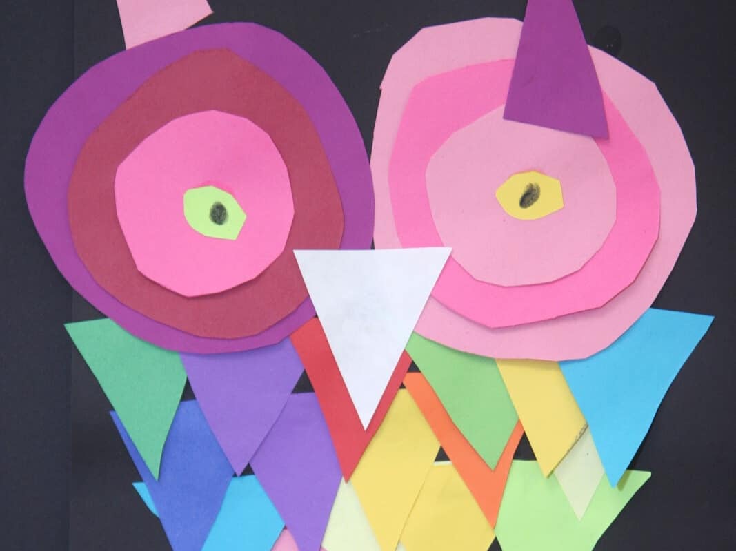 Construction Paper Owl | Halloween Craft Ideas