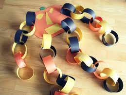 Halloween paper chain