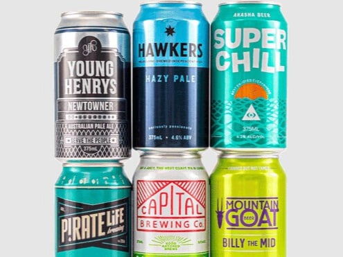 Six-pack Australian craft beer