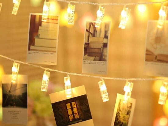 Photo clip string lights