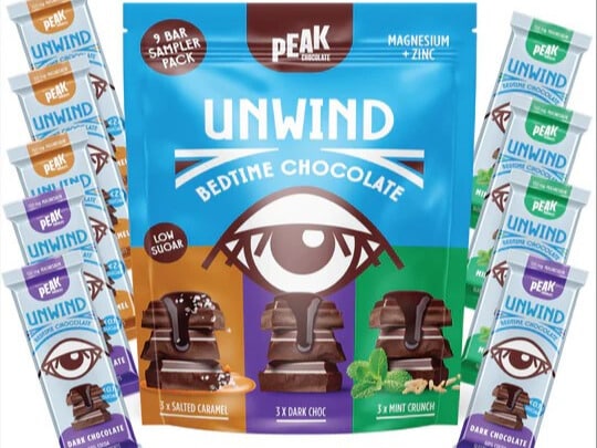 Unwind bedtime chocolates