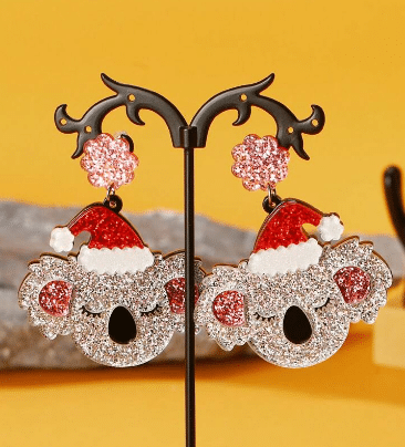 Cute koalas | Christmas earrings