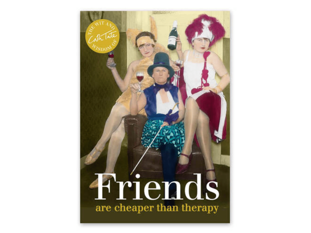 Friends are better than Therapy book | gift ideas for her