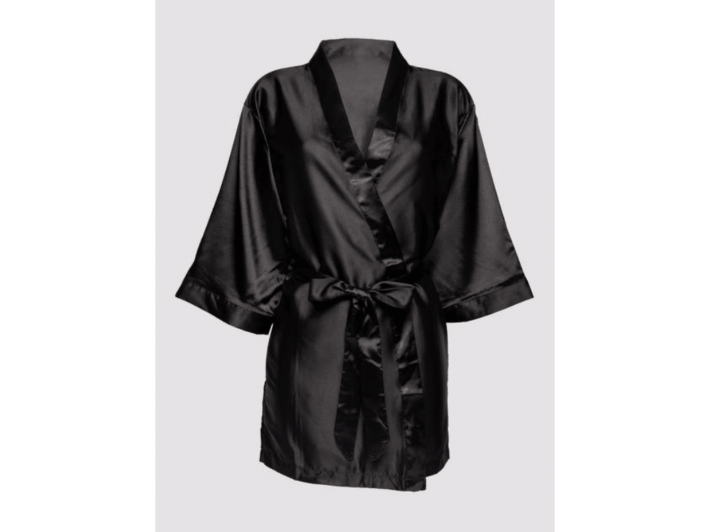 Satin robe