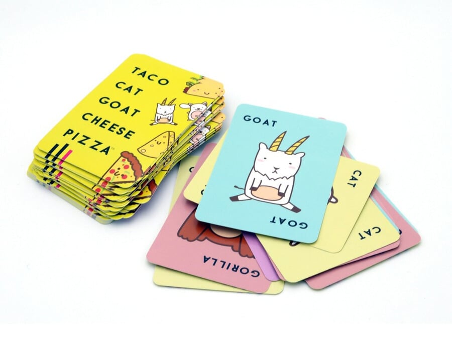 Taco Cat Goat Cheese Pizza card game