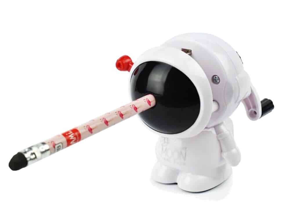 Astronaut pencil sharpener