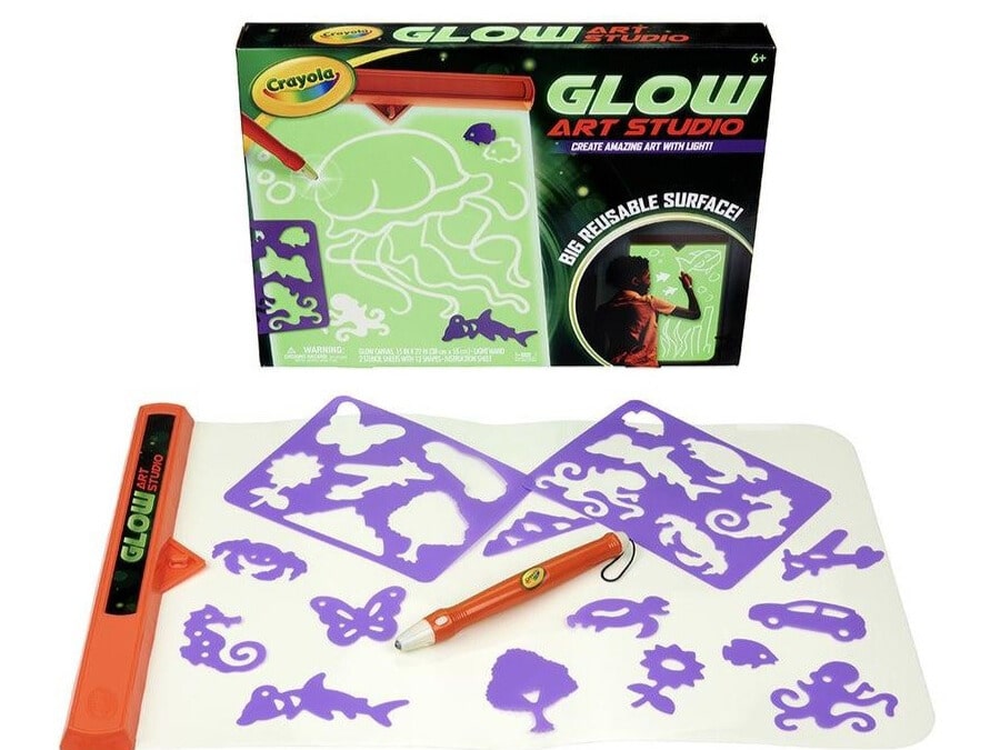 Glow-in-the-dark art studio | stocking fillers for boys