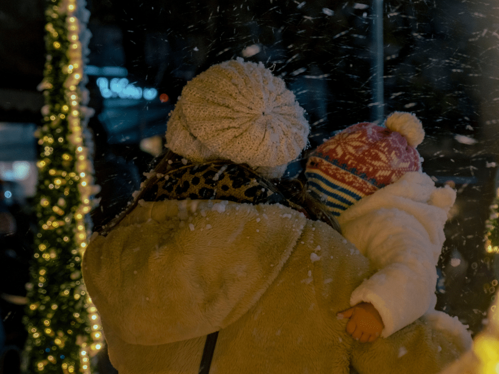 Walk to see Christmas lights on local houses