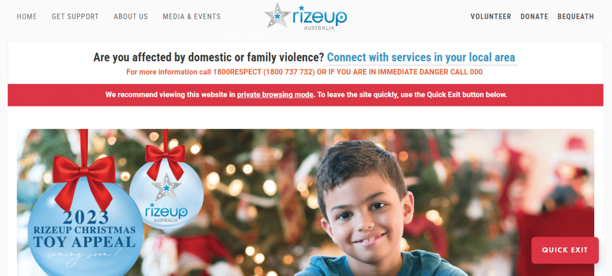 RizeUp | domestic violence charities