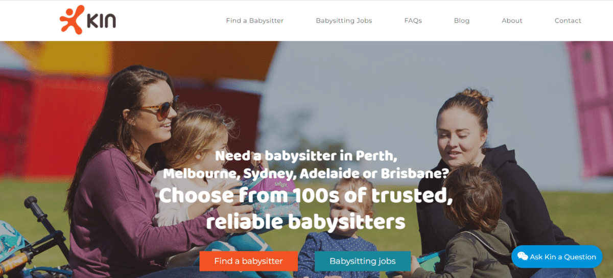 Kin | babysitter apps