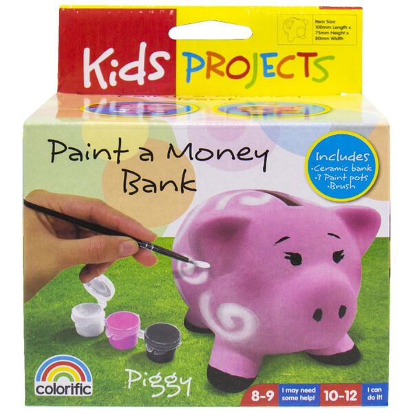 Paint your own piggy bank | stocking fillers little boys