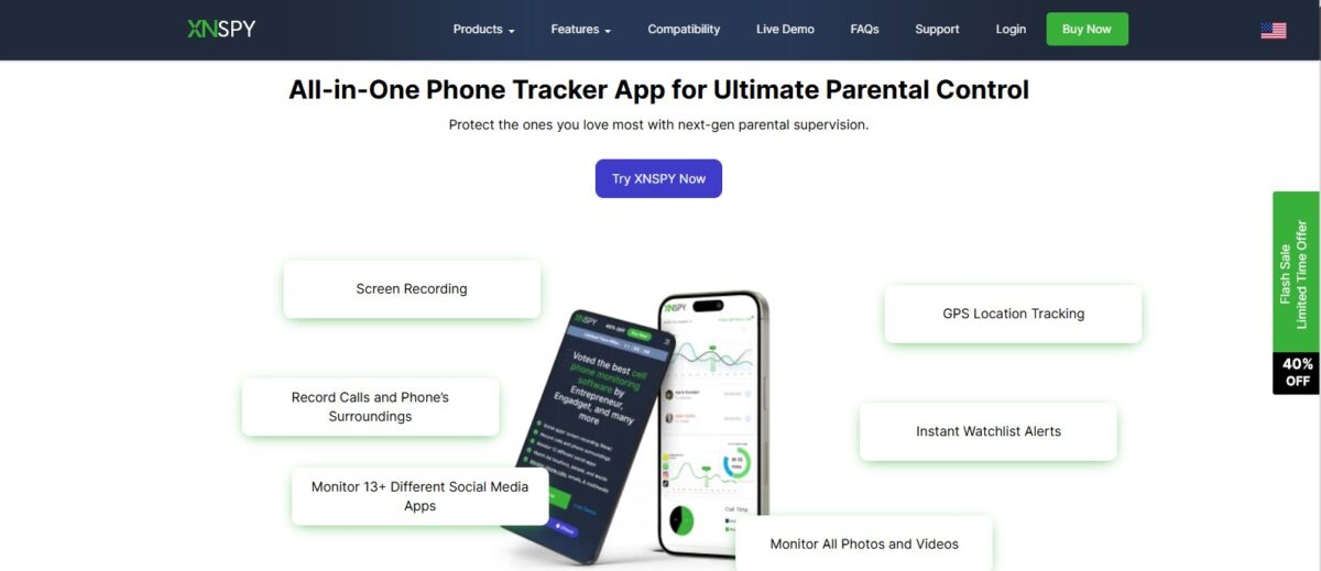 Xnspy Parental Monitoring App