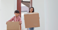 single mother moving house